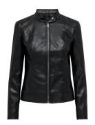 JDY Jdyemily Faux Leather Jacket Otw Noos Svart