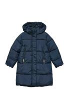 Vero Moda Girl Vmnova Coat Hood Ga Girl Marinblå