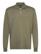 Tommy Hilfiger L/S Liquid Cotton Reg Polo Khaki Green