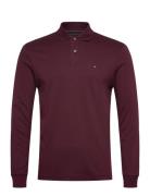 Tommy Hilfiger L/S Liquid Cotton Reg Polo Burgundy