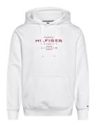 Tommy Hilfiger Oval Graphic Hoodie Vit