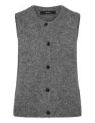 Vero Moda Vmnovah Sl O-Neck Button Vest Noos Grå