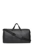 Lyle & Scott Leather Holdall Svart