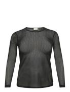 Kaffe Curve Kcflocku Blouse Svart