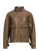 Object Objlama Biker Jacket E Au 25 Brun