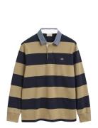 GANT Reg Chambray Stripe Heavy Rugger Beige