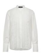 Mango Blouse With Lace Trim Details Vit