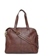DEPECHE Golden Deluxe Large Bag Brun