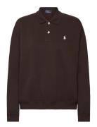 Polo Ralph Lauren Polo-Collar Fleece Pullover Brun