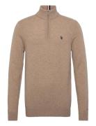 U.S. Polo Assn. Kevin Reg Lw Hz Uspa M Knit Beige