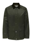 ONLY & SONS Onsbob Waxed Jacket Otw Khaki Green