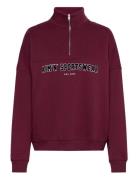 Aim´n Varsity Sweat Half Zip Burgundy