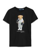 Polo Ralph Lauren Polo Bear Cotton Jersey Tee Svart
