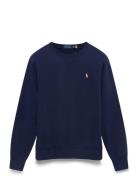 Polo Ralph Lauren Lt Wt Athletic Flc-Lsl-Sws Marinblå