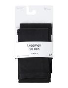 Lindex Leggings 2 P 50 Den Super Stre Svart