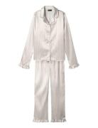 LMTD Nlfnightystripes Pyjamas Set Rosa