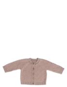 Smallstuff Cardigan, Ao Elephants, Merino Wool, Brown Rosa
