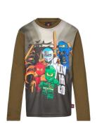LEGO Kidswear Lwtaffy 707 - T-Shirt L/S Khaki Green