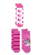 LEGO Kidswear Lwava 700 - 3-Pack Socks Rosa