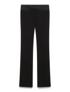 FREE/QUENT High-Waisted Bootcut Pants Svart