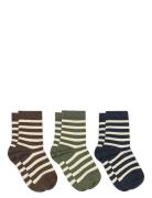 Mp Denmark Elis Socks - 3-Pack Brun
