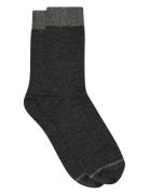 Mp Denmark Erina Wool Rib Socks Grå