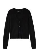 LMTD Nlflodet Ls Short S Knit Cardigan Noos Svart