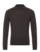Morris Merino Mock Neck Brun