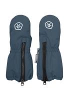 Color Kids Mittens Long W. Zipper Blå
