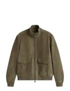 Tommy Hilfiger Dc Leather Jacket Khaki Green