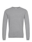 Lindbergh 100% Recycle Knit Round Neck Grå