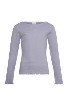 The New Tnrya L_S Rib Tee Grå