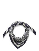 GANT G Print Silk Scarf Marinblå