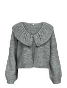 Object Objdenisi L/S Lo Knit Cardigan Noos Grå