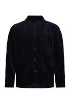 Lindbergh Seersucker Corduroy Casual Blazer Marinblå