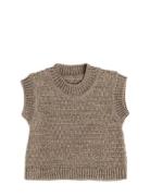 Smallstuff Vest, Ao Elephants, Merino Wool, Brown Beige