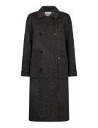 MOS MOSH Mmlucca Barkley Wool Coat Grå