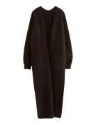 Lindex Stickad Lång Cardigan Brun