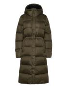 Helly Hansen W Essence Long Down Coat Khaki Green