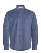 Anerkjendt Akleif Solid Cord Shirt Blå