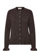 Cream Crjolly Knit Cardigan Brun