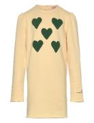 THE ANIMALS OBSERVATORY Hearts Flan Yellow Buf Dress Gul