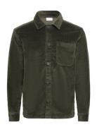 Knowledge Cotton Apparel Organic Cotton Corduroy Overshirt G Khaki Gre...