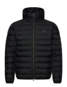 Fred Perry Hooded Insulated Jacket Svart