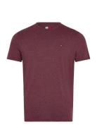 Tommy Jeans Tjm Xslim Jaspe Htr Tee Ext Burgundy