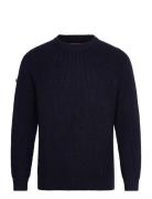 Superdry Chunky Raglan Jumper Marinblå