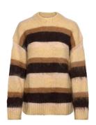 Monki Chunky Knitted Sweater Beige