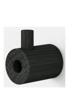 MOEBE Wooden Wall Hook Svart