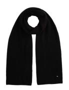 Tommy Hilfiger Th Flag Pima Cotton Cash Scarf Svart