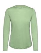 Icebreaker W Mer 125 Cool-Lite Sphere Iii Ls Tee Grön